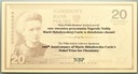2011 20 zł złotych Maria Skłodowska-Curie