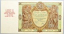 1929 50 zł, Pięćdziesiąt Złotych, Ser. EO NADRUK