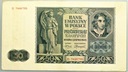 1941 50 zł Pięćdziesiąt Złotych Seria D NADRUK (1)