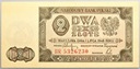 1948 2 zł, dwa złote, seria BR NADRUK