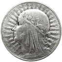 10 zł złotych 1932 Głowa kobiety Polonia SREBRO