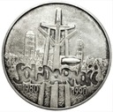100000 zł złotych 1990 Solidarność TYP A SREBRO