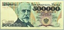 1990 500000 zł złotych Sienkiewicz seria AB