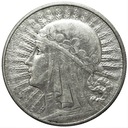 10 zł złotych 1932 Głowa kobiety Polonia SREBRO