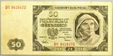 1948 50 zł Pięćdziesiąt Złotych seria DY