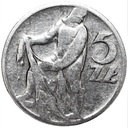 5 zł złotych 1958 z Rybakiem, wąskie 8, Rybak