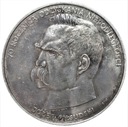 50000 złotych 1988 Piłsudski Niepodległość SREBRO