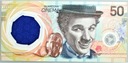 Banknot PWPW Guardian Cinema Charlie CHAPLIN (2)