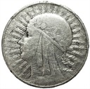 10 zł złotych 1932 Głowa kobiety Polonia SREBRO
