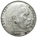 Niemcy 2 Marki 1937 Hindenburg SREBRO