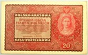 1919 20 Dwadzieścia Marek Polskich II Serja DP