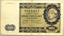1940 500 zł Pięćset Złotych seria A Góral