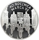 10 zł złotych 2008 40 rocznica marca '68