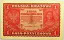 1919 1 Jedna Marka Polska I Serja GL