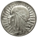 5 zł złotych 1933 Głowa kobiety Polonia SREBRO (2)