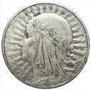10 zł złotych 1932 Głowa kobiety Polonia SREBRO