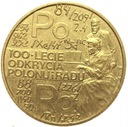 2 zł złote 1998 Skłodowska Polon i rad