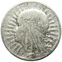 5 zł złotych 1932 Głowa kobiety Polonia SREBRO