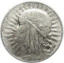 5 zł złotych 1933 Głowa kobiety Polonia SREBRO