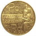 2 zł złote 1998 Skłodowska Polon i rad