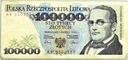 1990 100000 zł złotych Moniuszko seria AP
