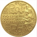 2 zł złote 1998 Skłodowska Polon i rad