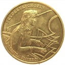 2 zł złote 1999 Fryderyk Chopin Szopen