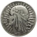 5 zł złotych 1932 Głowa kobiety Polonia SREBRO