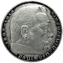 Niemcy 2 marki 1939 Hindenburg SREBRO