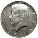 USA 1/2 Dolara Half Dollar 1968 Kennedy SREBRO