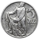 5 zł złotych 1958 z Rybakiem, wąskie 8, Rybak