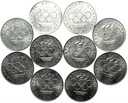 LOT 10 x 200 zł 1976 Olimpiada INWESTYCJA SREBRO