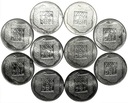 LOT 10 x 200 zł 1974 XXX lat PRL INWESTYCJA SREBRO