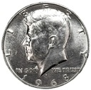 USA 1/2 Dolara Half Dollar 1968 Kennedy SREBRO