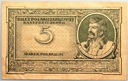 1919 5 mkp Pięć Marek Polskich seria M Głowacki
