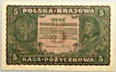 1919 5 Pięć Marek Polskich II Serja CB