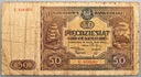 1946 50 zł pięćdziesiąt złotych, seria K