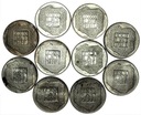 LOT 10 x 200 zł 1974 XXX lat PRL INWESTYCJA SREBRO