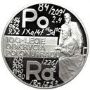 20 zł 1998 Skłodowska Polon i rad