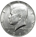 USA 1/2 Dolara Half Dollar 1967 Kennedy SREBRO