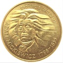 2 zł złote 1998 Adam Mickiewicz