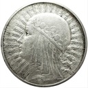 10 zł złotych 1932 Głowa kobiety Polonia SREBRO (1