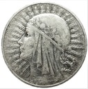 10 zł złotych 1932 Głowa kobiety Polonia SREBRO (2