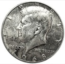 USA 1/2 Dolara Half Dollar 1968 Kennedy SREBRO