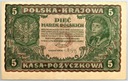 1919 5 Pięć Marek Polskich II Serja EB