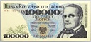 1990 100000 zł złotych Moniuszko seria AR