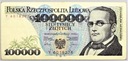1990 100000 zł złotych Moniuszko seria Y