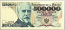 1990 500000 zł złotych Sienkiewicz seria Z