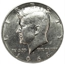 USA 1/2 Dolara Half Dollar 1968 Kennedy SREBRO
