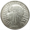 10 zł złotych 1932 Głowa kobiety Polonia SREBRO